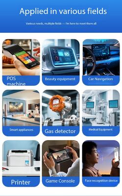 7.0 Inch High Brightness IPS TFT Display 600X(RGB)*1024 Resolution RGB Interface Driver IC ILI52220B  1200nit  27LEDS ALL view angle
