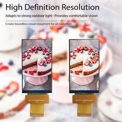 3.5 Inch IPS TFT Color Display Module 720(RGB)x1280 Resolution MIPI Interface ST7703 All View 410nits 10LEDS