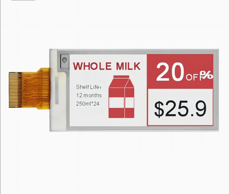 1.54 inç küçük E mürekkep kağıt ekran esnek