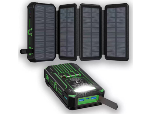 20,000mAh, 22.5W hızlı şarj, katlanabilir güneş paneli, LED aydınlatma, manyetik şarj