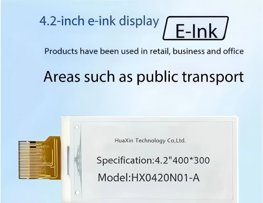 400x300 Çözünürlüklü 4,2 inç E-mürekkep Ekran ve 180° Görüş Açısı