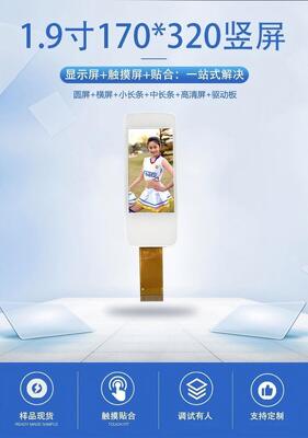 1.9 inch IPS TFT Module with 170x320 Resolution and 350nit Brightness High Quality Screen