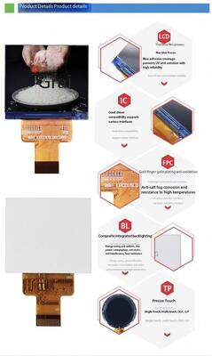320*240 Çözünürlük ve MCU 8bit Arayüz Sürücüsü IC ILI9342C 400nit 3LEDS ile 1,5 İnç IPS TFT Ekran Tüm görünümler