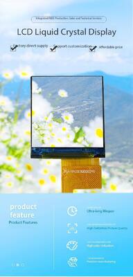 1.3 Inç Yüksek Parlaklık 800nits IPS TFT LCD Ekranı 128 ((RGB) x128 çözünürlüğü ve MCU Arayüzü ile